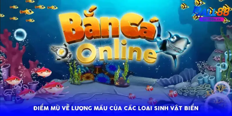 Điểm mù về lượng máu của các loại sinh vật biển Điểm mù về lượng máu của các loại sinh vật biển