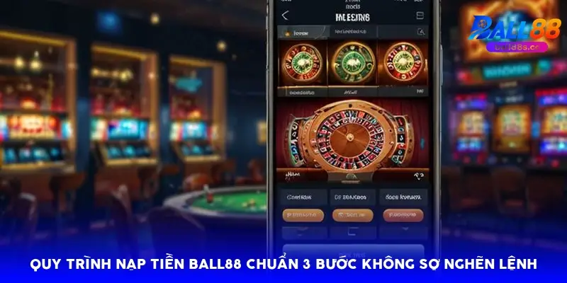 Quy trình nạp tiền Ball88 chuẩn 3 bước không sợ nghẽn lệnh