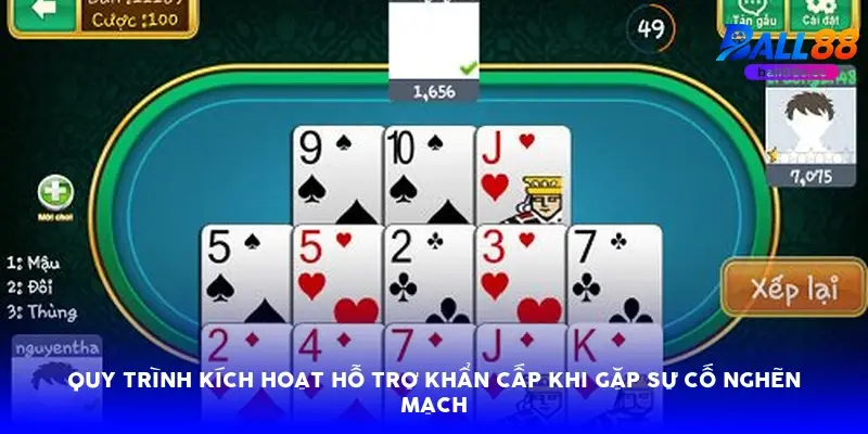 Quy trình kích hoạt hỗ trợ khẩn cấp khi gặp sự cố nghẽn mạch Quy trình kích hoạt hỗ trợ khẩn cấp khi gặp sự cố nghẽn mạch