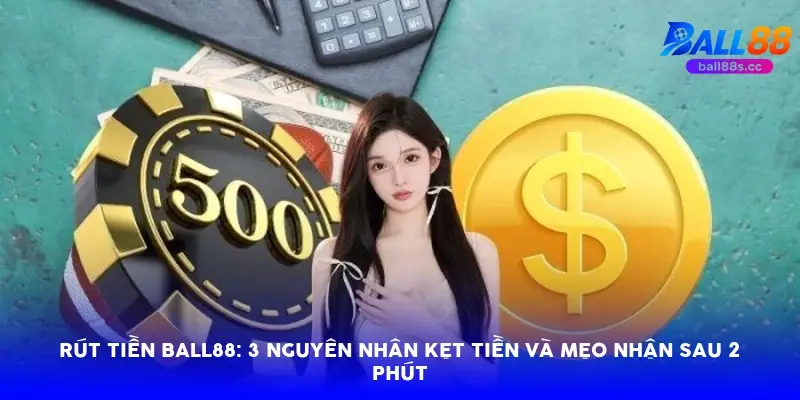 Rút tiền Ball88: 3 nguyên nhân kẹt tiền và mẹo nhận sau 2 phút Rút tiền Ball88: 3 nguyên nhân kẹt tiền và mẹo nhận sau 2 phút