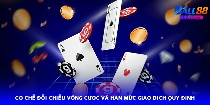 Cơ chế đối chiếu vòng cược và hạn mức giao dịch quy định Cơ chế đối chiếu vòng cược và hạn mức giao dịch quy định